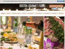 Tablet Screenshot of igorcatering.com